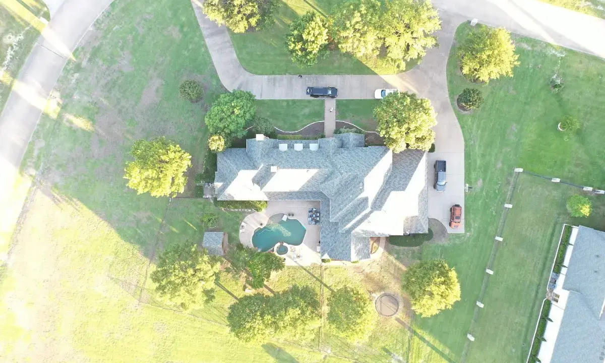 New shingle roof installation on a home in Barbecue
